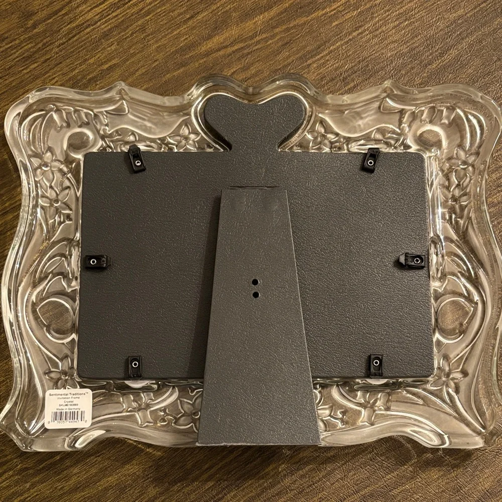 Lenox Gorham 1831 Sentimental Traditions Invitations Frame Crystal NEW Wedding